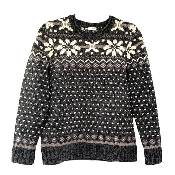 L.L. Bean Sweaters Ll Bean Classic Ragg Wool Sweater Fair Isle